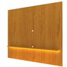 Painel para TV até 90 Polegadas Ripado com LED 230cm 100% MDF Nobre - 14