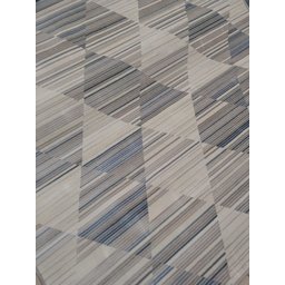 TAPETE BELGA 1,00 x 1,40 AZUL CINZA BEGE GEOMÉTRICO MODERNO NIAZZI MODERNO / GEOMÉTRICO - 5