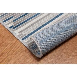 TAPETE BELGA 1,00 x 1,40 AZUL CINZA BEGE GEOMÉTRICO MODERNO NIAZZI MODERNO / GEOMÉTRICO - 3