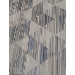 TAPETE BELGA 1,00 x 1,40 AZUL CINZA BEGE GEOMÉTRICO MODERNO NIAZZI MODERNO / GEOMÉTRICO - 6