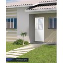 Ver imagem 3 de Porta de Alumínio Fit Social Branca Esquerda- 210x80