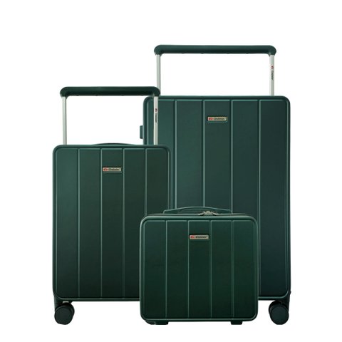 Conjunto Duas Malas de Viagem em Policarbonato com Frasqueira - Gladiador Infinity V1pmfrav1 Cor:ver