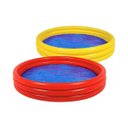 Ver imagem 1 de Piscina Infantil Inflável 300 litros Redonda 3 Níveis 155x25cm