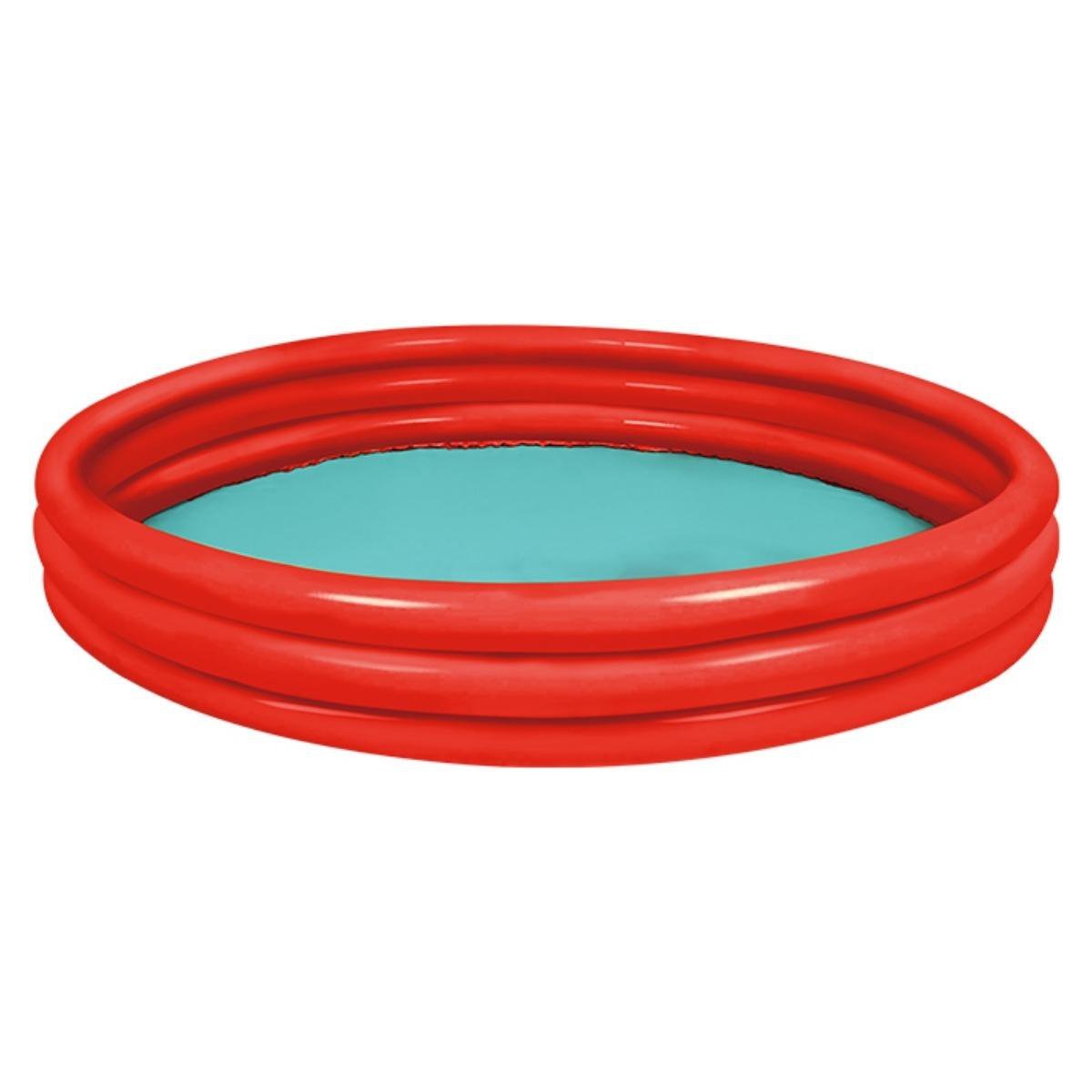 Piscina Infantil Inflável 300 litros Redonda 3 Níveis 155x25cm - 4