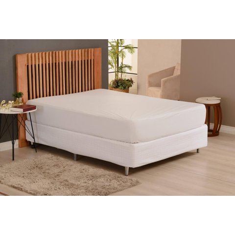 Capa Protetora de Colchão Casal Impermeável com Elástico