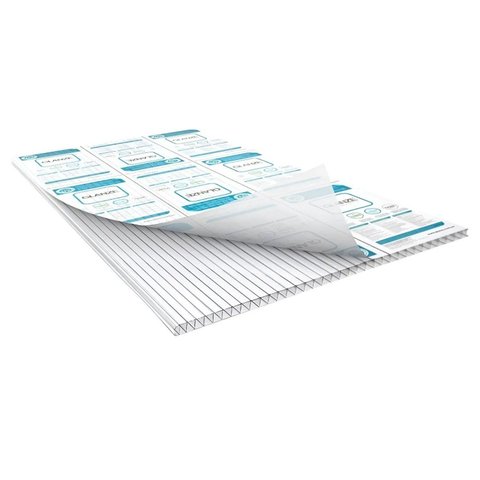 Cobertura Chapa Policarbonato Alveolar 0,6cm 105x300cm Policenter