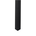 Ver imagem 3 de Mesa Tubo 4 Lugares 110x78cm Tampo MDP Mega Preto/Carvalho Montreal