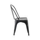 Ver mais imagens de Conjunto Sala de Jantar Mesa Eiffel 120x75cm Tampo Mdf com 4 Cadeiras Iron