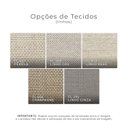 Ver imagem 5 de Banco Recamier Tóquio 3 Lugares 150 Cm Estofado Amêndoa