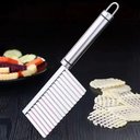 Ver imagem 2 de Cortador Ondulado Aço Inox Batata Legumes Decorados Chips