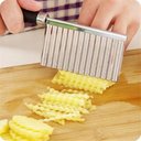 Ver imagem 3 de Cortador Ondulado Aço Inox Batata Legumes Decorados Chips