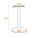 Ver imagem 4 de Base Mesa Pisa Aço Carbono Preto - 55488