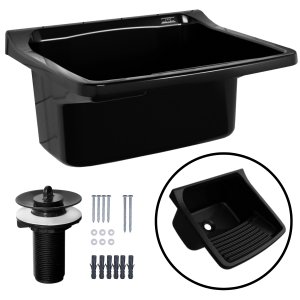 Tanque de Plástico 40L Para Lavanderia Preto | Astra