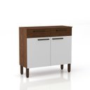 Ver imagem 3 de Balcão de Cozinha 2 Portas 2 Gavetas 90,9cm Nala