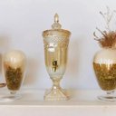 Ver imagem 2 de Suqueira L'hermitage Clássica em Cristal C/ Pé 2l Cor Âmbar