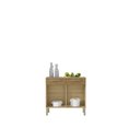 Ver imagem 2 de Balcão de Cozinha 2 Portas 2 Gavetas 90,9cm Nala 