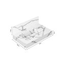 Ver imagem 6 de Conjunto para Banheiro 1 Espelho Bisotê 1 Gabinete 1 Lavatório com Cuba SLIM Blu Lavatórios