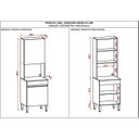 Ver imagem 4 de Paneleiro para Cozinha 2 Portas 60cm Line Supremo