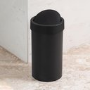 Ver imagem 3 de Lixeira de Banheiro e Cozinha Basculante 9 Litros Preto - Coza