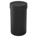 Ver imagem 2 de Lixeira de Banheiro e Cozinha Basculante 9 Litros Preto - Coza