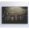 Quadro Ponte Jk Brasília 90x60 Cm Adesivo Fotográfico - 2