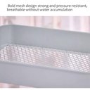 Ver imagem 4 de Carrinho Multiuso Organizador Brinquedos Sala Cozinha Manicure 3 Prateleiras Auxiliar em Aço Profiss