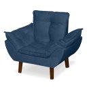 Ver imagem 1 de Kit 02 Mini Poltrona Cadeira Opala Infantil de Criança Suede Escolha Sua Cor