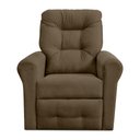 Ver imagem 5 de Poltrona do Papai Core 83cm Reclinável Manual Suede Capuccino - Sallar Home