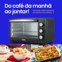 Ver imagem 2 de Forno Elétrico Bancada Moob 50 Litros Função Timer com Luz Interna - 220v