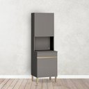 Ver imagem 1 de Paneleiro para Cozinha 2 Portas 60cm Line Gris