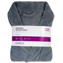 Ver imagem 1 de Roupão Aveludado Tamanho M Manga Longa Camesa