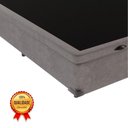 Ver imagem 4 de Cama Box Baú Solteiro Cinza V-store 78x188x44