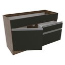 Ver imagem 4 de Balcão de Pia Glamy com 1 Porta Rustic e Preto Madesa