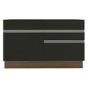 Ver imagem 2 de Balcão de Pia Glamy com 1 Porta Rustic e Preto Madesa