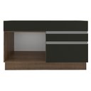 Ver imagem 7 de Balcão de Pia Glamy com 1 Porta Rustic e Preto Madesa