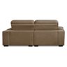 Sofa Retratil Reclinavel 2 Lugares 2,50m Crystal Veludo Capuccino Lansofbr Lansof Brasil - 5