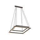 Ver imagem 3 de Lustre Pendente Newline Fit LED 748 Bivolt Preto 3000K Luz Amarela