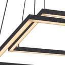 Ver imagem 2 de Lustre Pendente Newline Fit LED 748 Bivolt Preto 3000K Luz Amarela