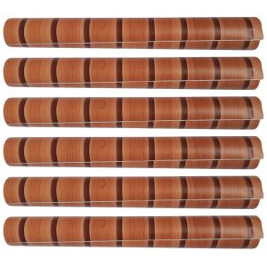 Papel Parede Adesivo Madeira Envelopamento Rolo 10m X 0,45cm - Ripa Madeira Peroba Rosa