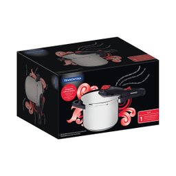 Panela de Pressão Tramontina Solar em Aço Inox Fundo Triplo com 5 Dispositivos de Segurança 22 cm 6  - 10