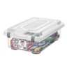 Caixa Organizadora Plástica 8,6l Transp. Top Stock Sanremo - 2