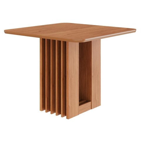 Mesa de Jantar Quadrada Ariela 95x95 Cinamomo com Tampo em Mdf - Cimol Móveis