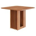 Ver imagem 1 de Mesa de Jantar Quadrada Ariela 95x95 Cinamomo com Tampo em Mdf - Cimol Móveis