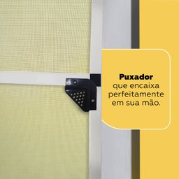 Mosquiteira para Porta Cinza Claro 1,20x2,10m com Tela Resistente À Pets - 6