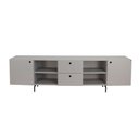 Ver imagem 1 de Rack Tube 2 Portas 2 Gavetas 2 Nichos 2200x616x417 Beton Matt - Mdf Arauco