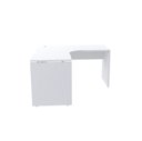 Ver imagem 2 de Mesa em L para Escritório 155x155 Pandin P25 - Branco