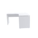 Ver imagem 3 de Mesa em L para Escritório 155x155 Pandin P25 - Branco