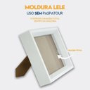 Ver imagem 2 de Porta -retrato para Fotos 15x21 com Moldura de Madeira para Sala Escritório Hall