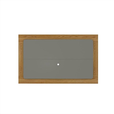 Painel para TV Oslo 220 cm - Freijó c/ Grigio Gloss