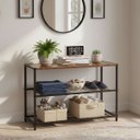 Ver imagem 2 de Sapateira Prateleira 3 Andares Organizador Porta Objetos Sapatos Sandalia Entrada Sala